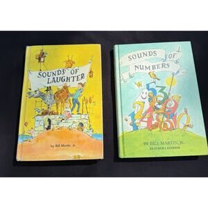 VINTAGE 1966 Sounds Of Laughter Set Elementary Reading Textbook Bill Martin Jr